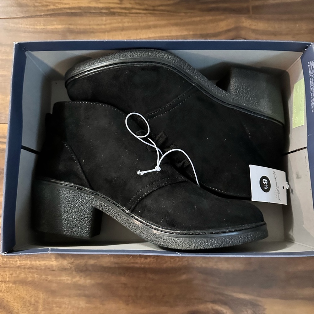 Black ankle boots